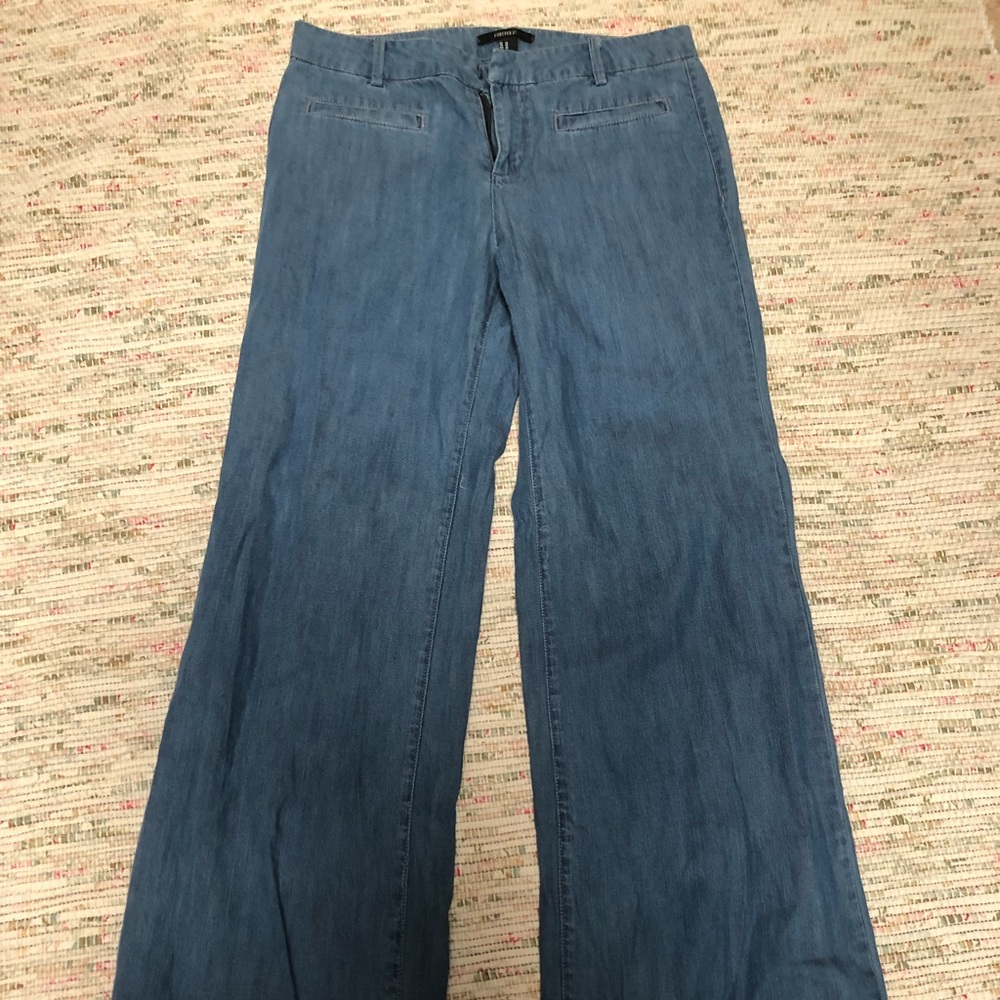 Forever 21 Jeans Size 27 Wide Leg Pre-Owned